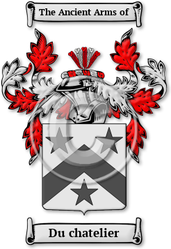 Du chatelier Family Crest Download (jpg) Legacy Series - 150 DPI